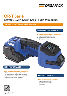 ORGAPACK 塑帶電動打包機 ORT270