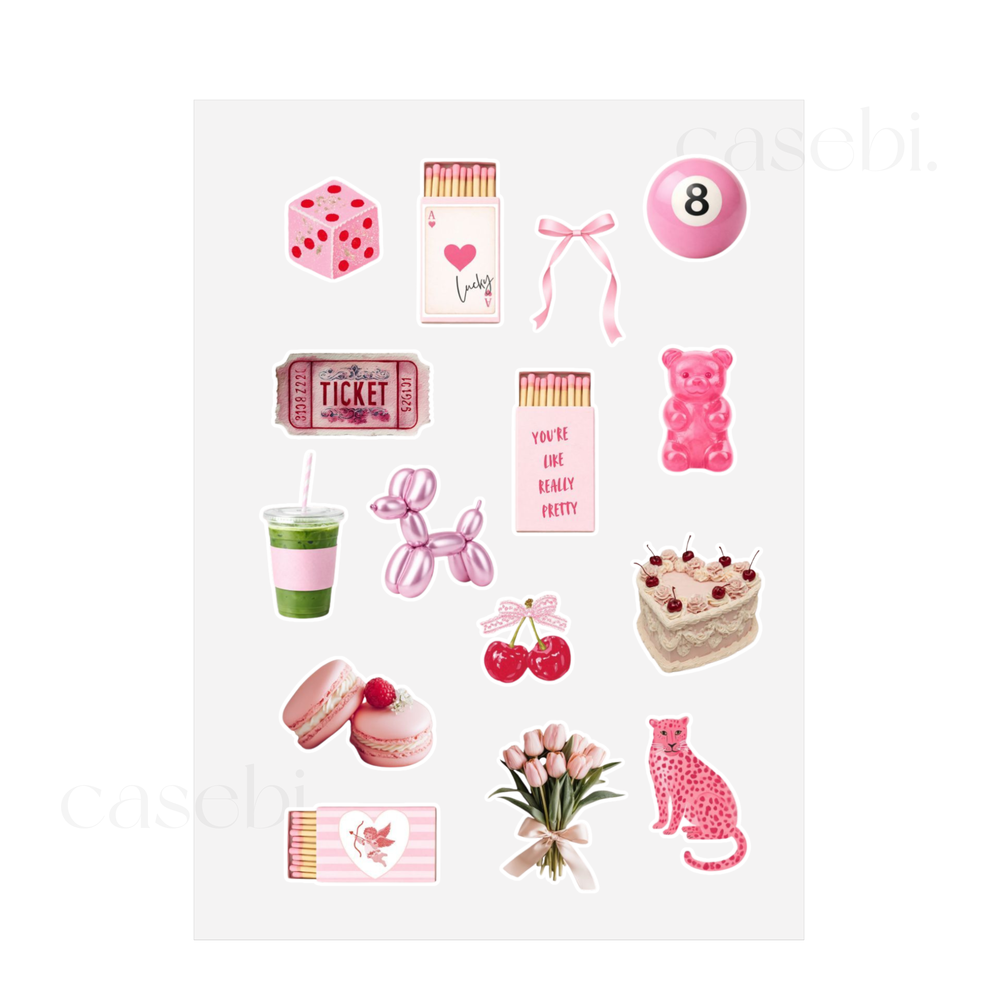 STICKERS 3D BLUSHY VIBES