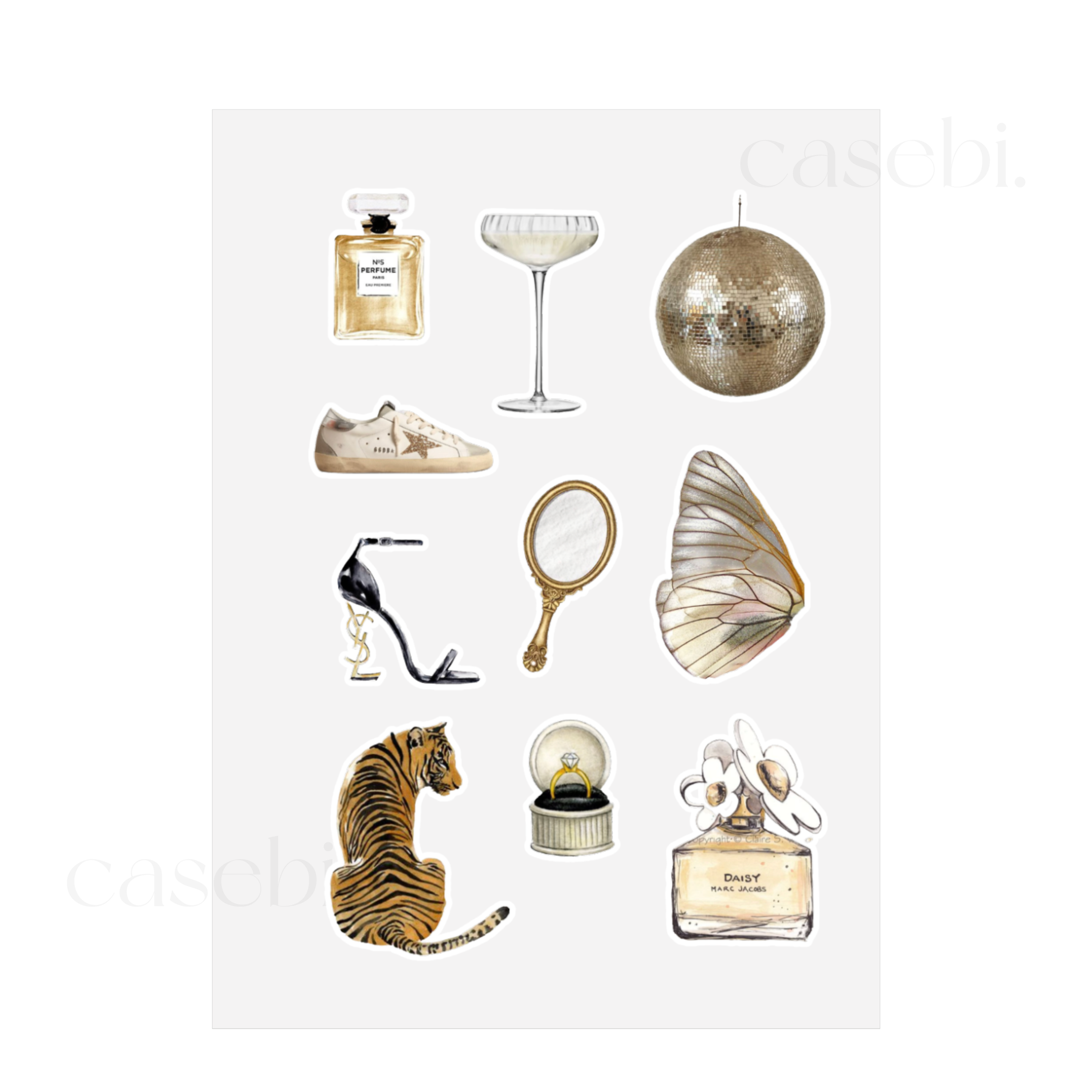 SET STICKERS 3D “WILD WISH”