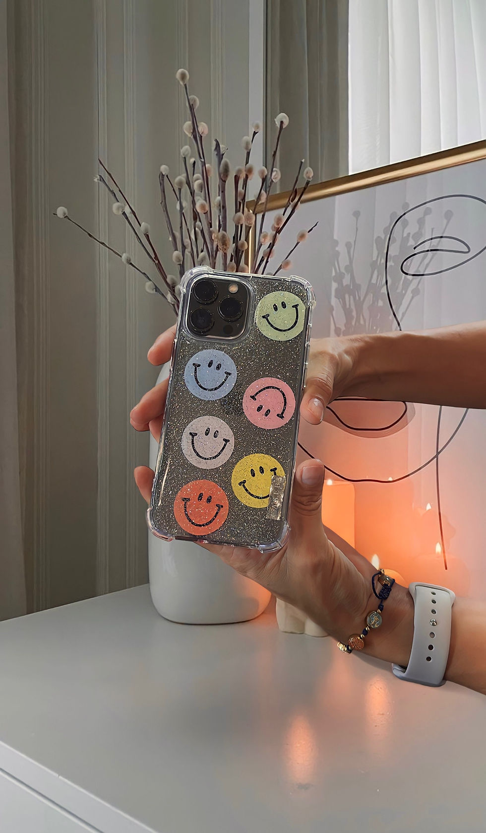 CASE “HAPPY GLITTER”