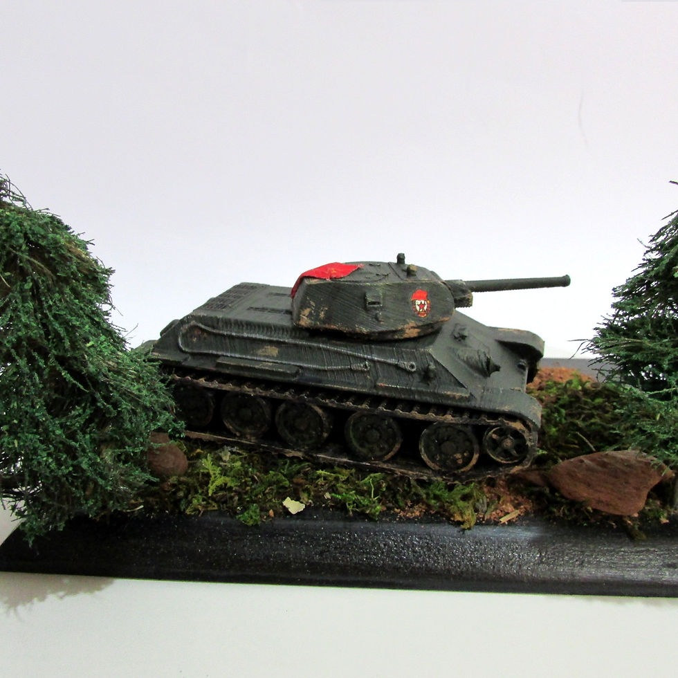 Miniatura: Miniatura Tanque Soviético T-34-76 1941 - 1:56