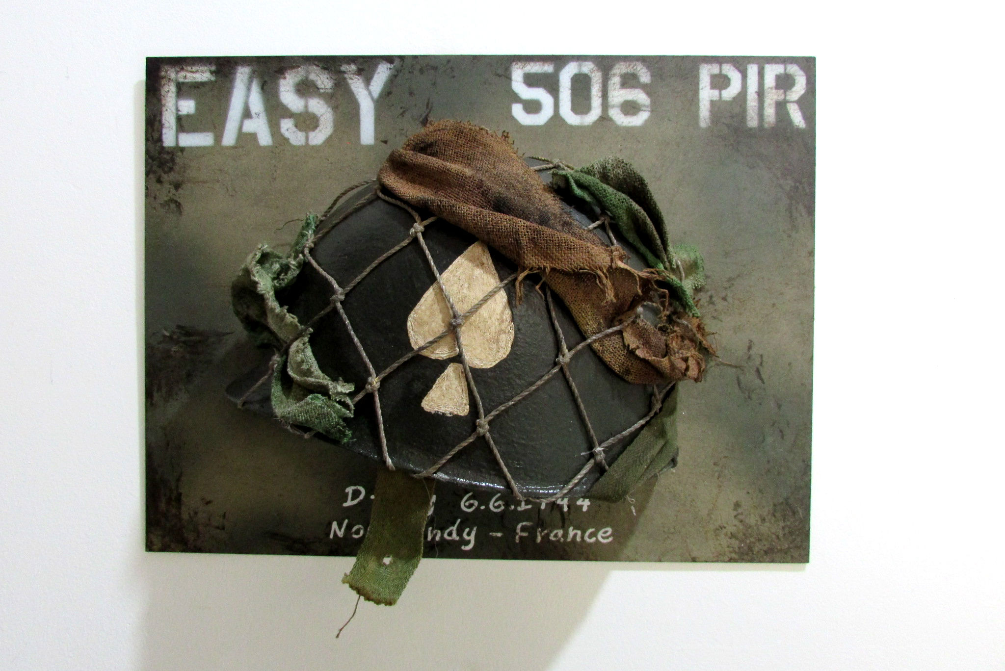 Quadro Capacete 101st Airborne Easy C - 40x30cm