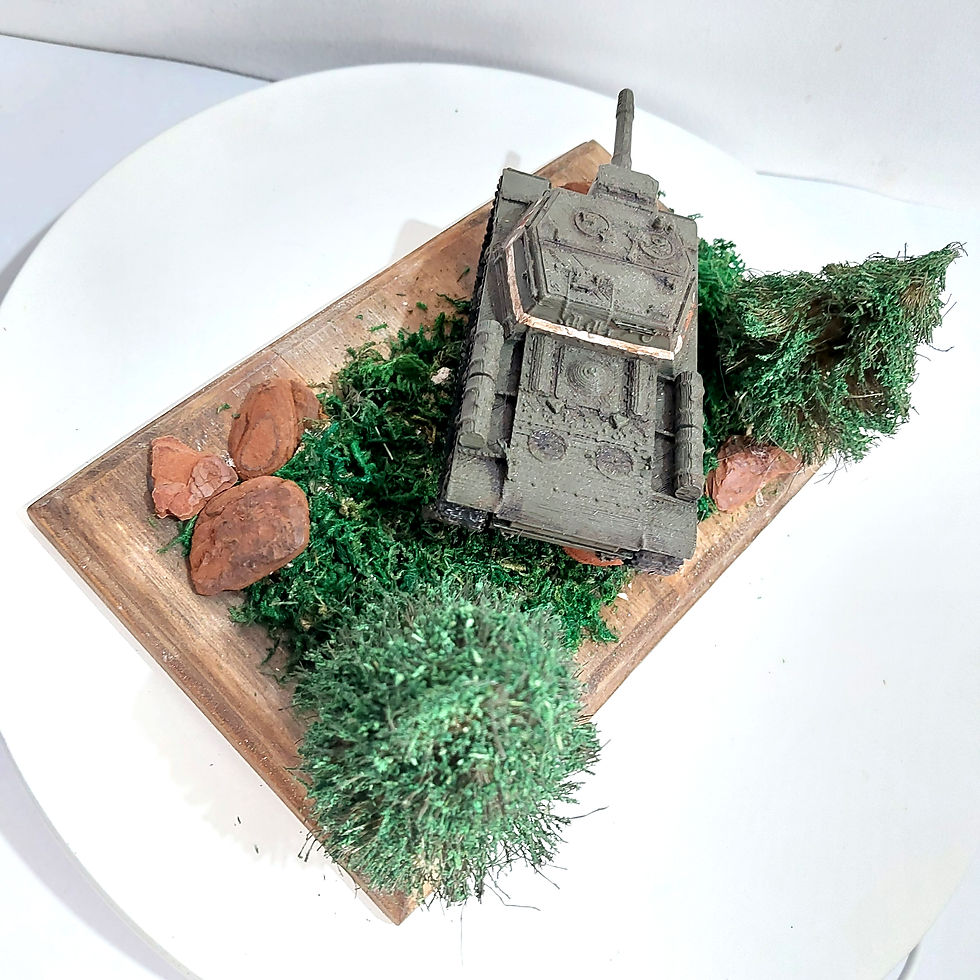Miniatura: Miniatura Tanque Soviético SU-152 - 1:52