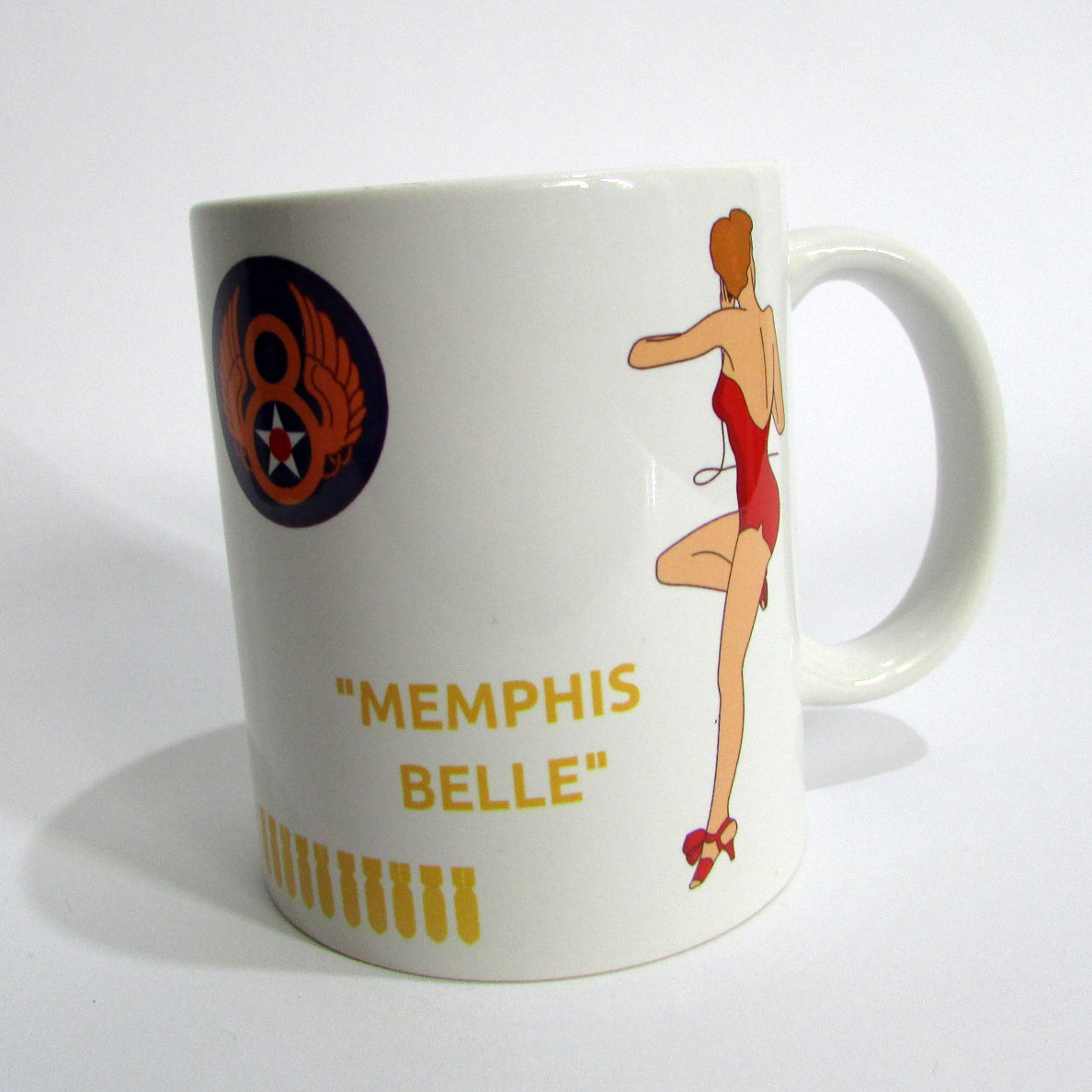 1un Caneca B-17 Memphis Belle - [325ml Porcelana]