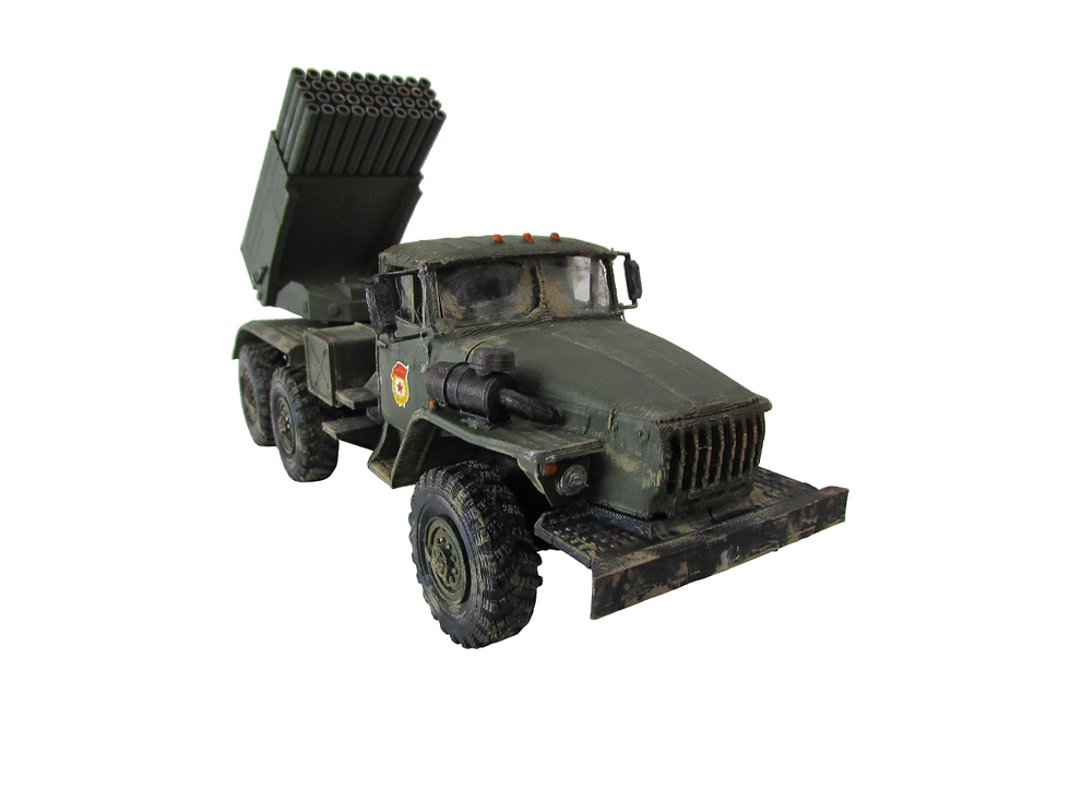 Miniatura: Miniatura BM-21 Grad - Escala 1:35