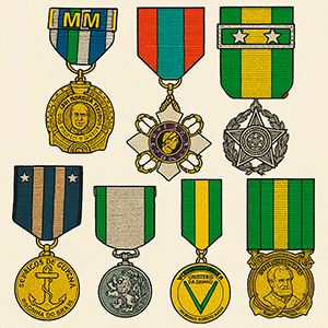 Condecorações do sr.José Osório
