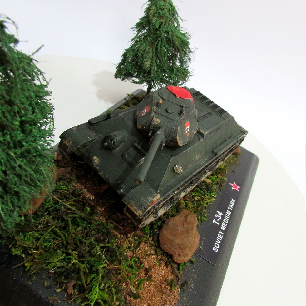 Miniatura: Miniatura Tanque Soviético T-34-76 1941 - 1:56