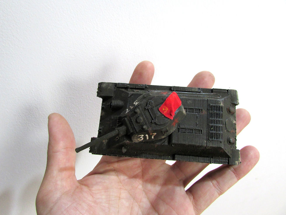 Miniatura: Miniatura Tanque Soviético T-34 (MODELO 1941) - 1:56