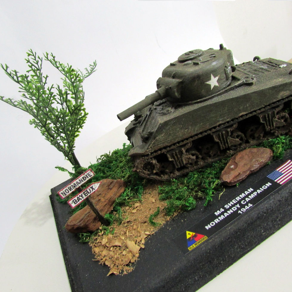 Miniatura: Miniatura M4 Sherman - 1:48 - Impressão 3D
