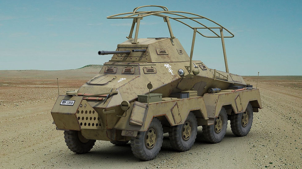 Miniatura: Sd.Kfz. 232 - Escala 1:35