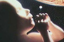 The Star Child, from Kubrick's 2001 A Space Odyssey