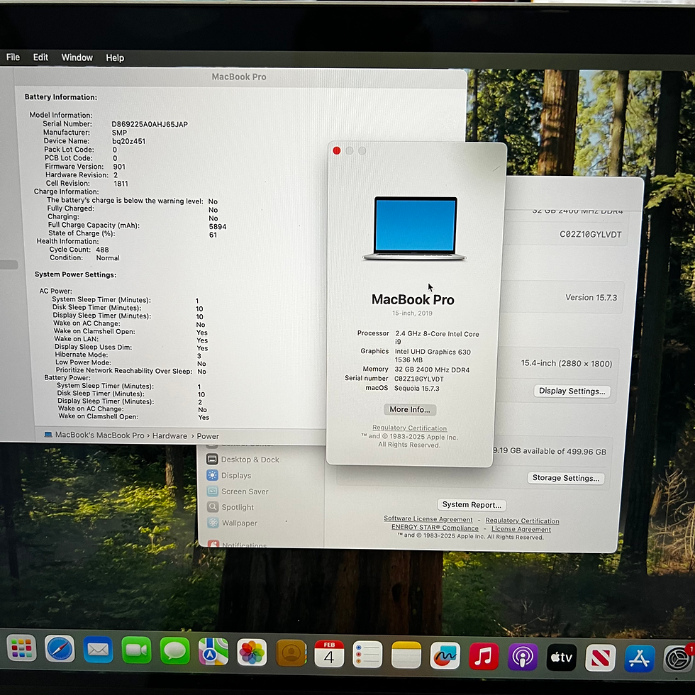 Miniatura: VENDIDO - Macbook Pro 2019 15" i9 32gb RAM 512 SSD Touch bar Touch ID
