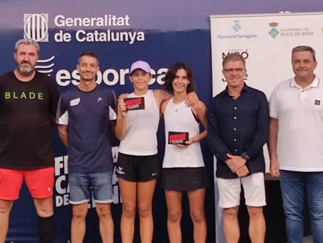 La nostra tennista Amaia Olomí, finalista al Campionat de Catalunya Sub 13