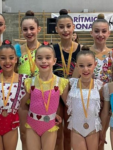 Diverses medalles per a les nostres gimnastes a Girona