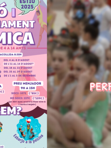 Estiu 2025: Iniciació i Perfeccionament a la Rítmica