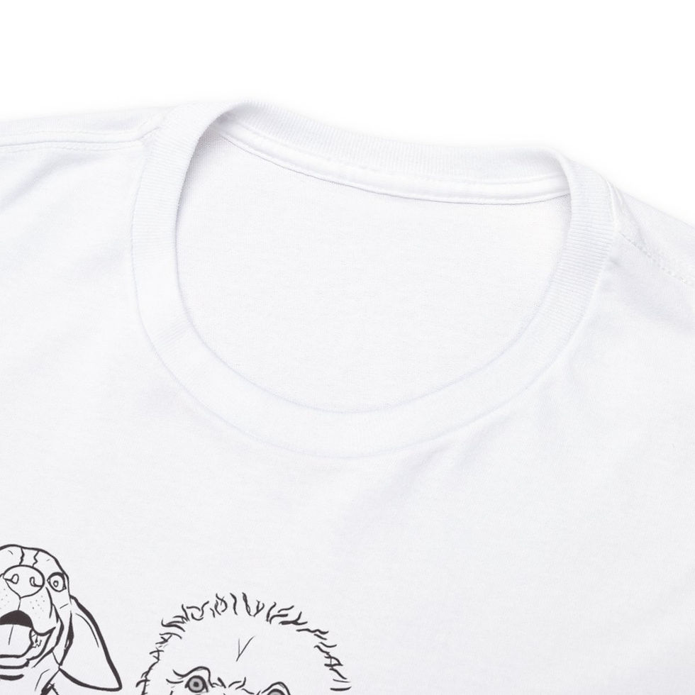 Thumbnail: PUPPY PARTY Unisex Heavy Cotton Tee