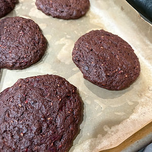 Dark Chocolate Raspberry Cookies Dozen