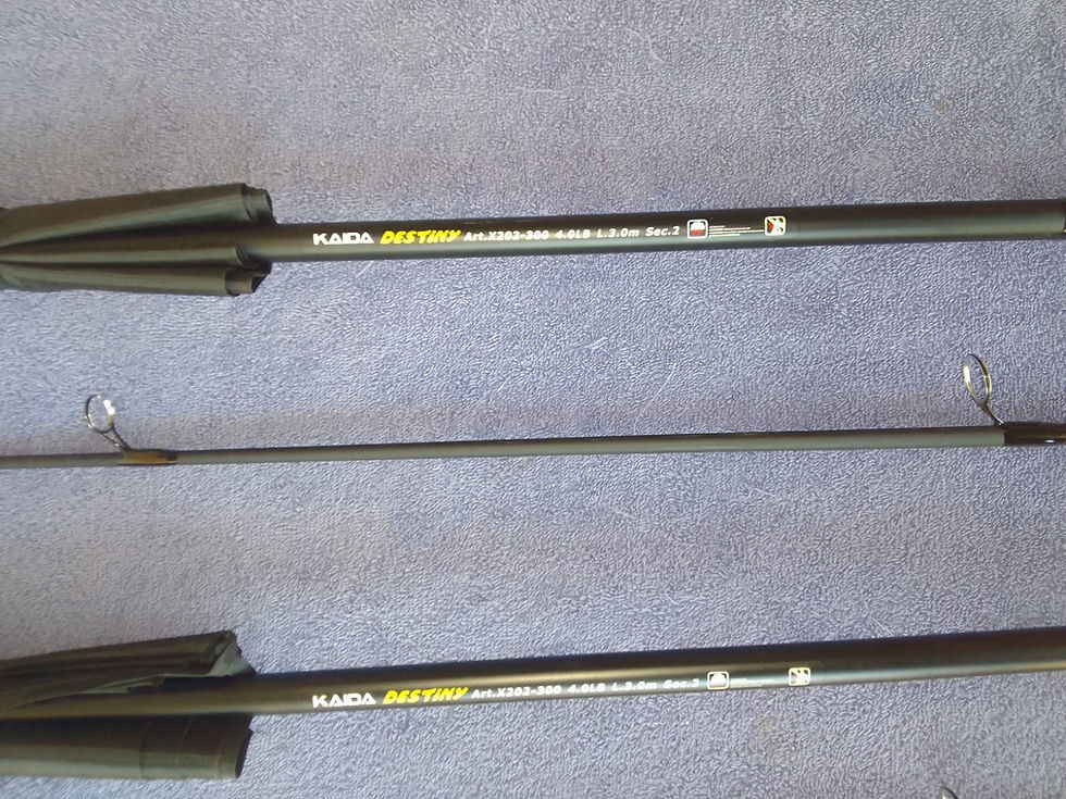 Thumbnail: Kaiada Destiny 10ft 2pce 4lb Graphite Rod.