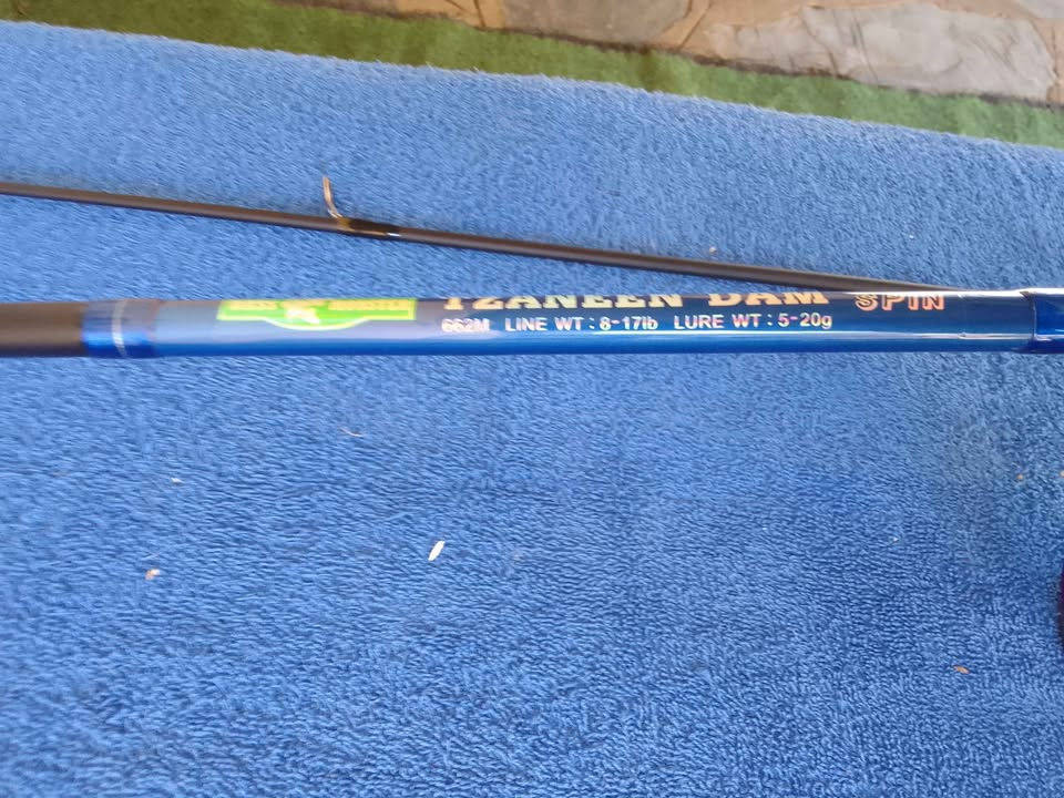Thumbnail: New 2pce 6.6ft Bass Spin Rod.