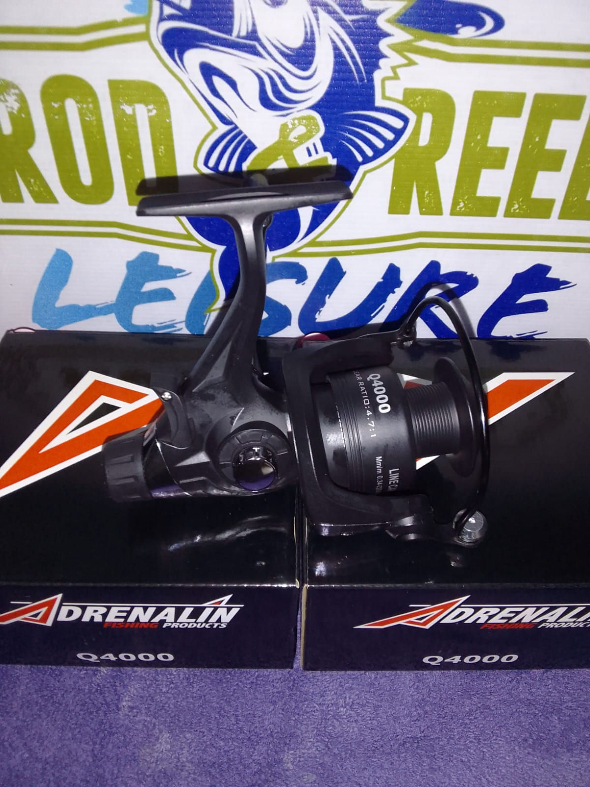 New Adrenalin Q4000 Baitfeeder Reel.