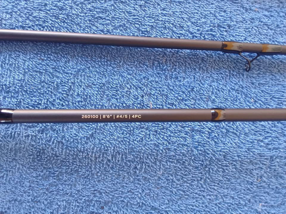 Thumbnail: New Stealth Start 8.6ft #4/5 4pce Fly Fishing Rod with Rodbag.