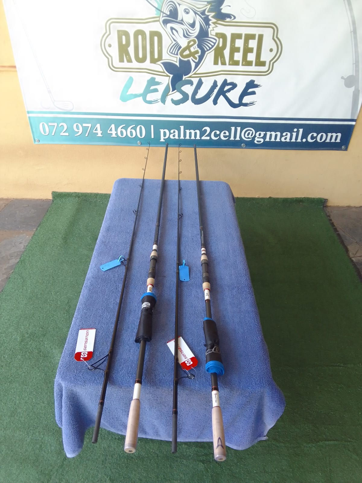 New Sensation 12ft 2pce Rockets New Generation Graphite Rods.