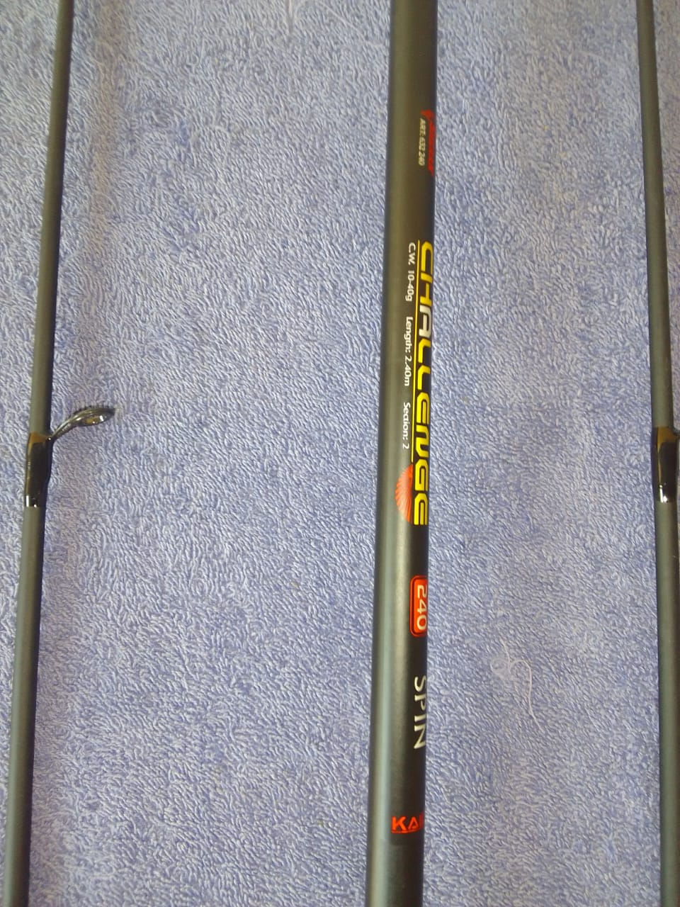 Thumbnail: New Kaida Challenge Sheran 2pce 8ft Spin Fishing Rod