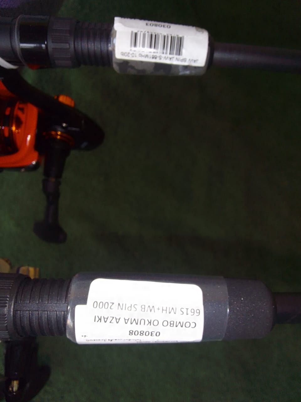 Thumbnail: New Okuma 1pce 6.6ft Rods With Rod Bag and spinning Reel