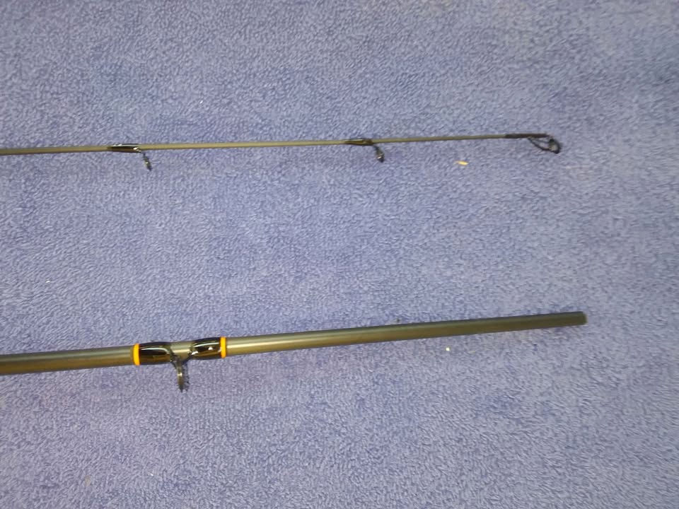 Thumbnail: New Okuma JAW Baitcasting 2pce 6.62ft Rod 10-20lb. With Rod Bag