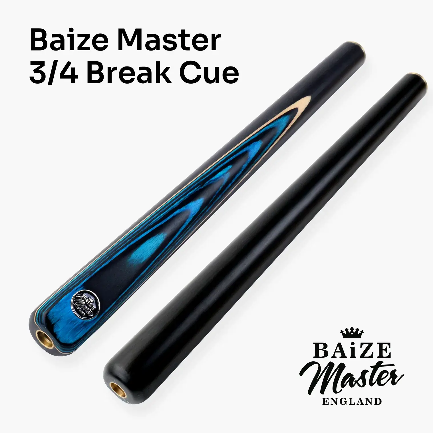 Baize Master Crusher ¾ Joint English Pool Break Cue - 11mm Tip – For Bre
