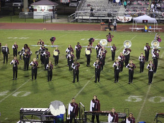 Pictures from PMHS Marching Band halftime show at Long Beach