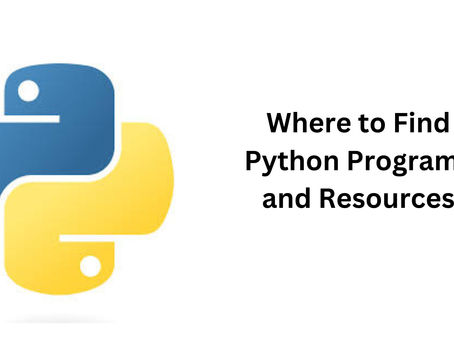 Where to Find Python Programs and Resources: A Comprehensive Guide