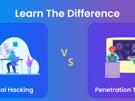 Difference between Penetration Testing and Ethical Hacking