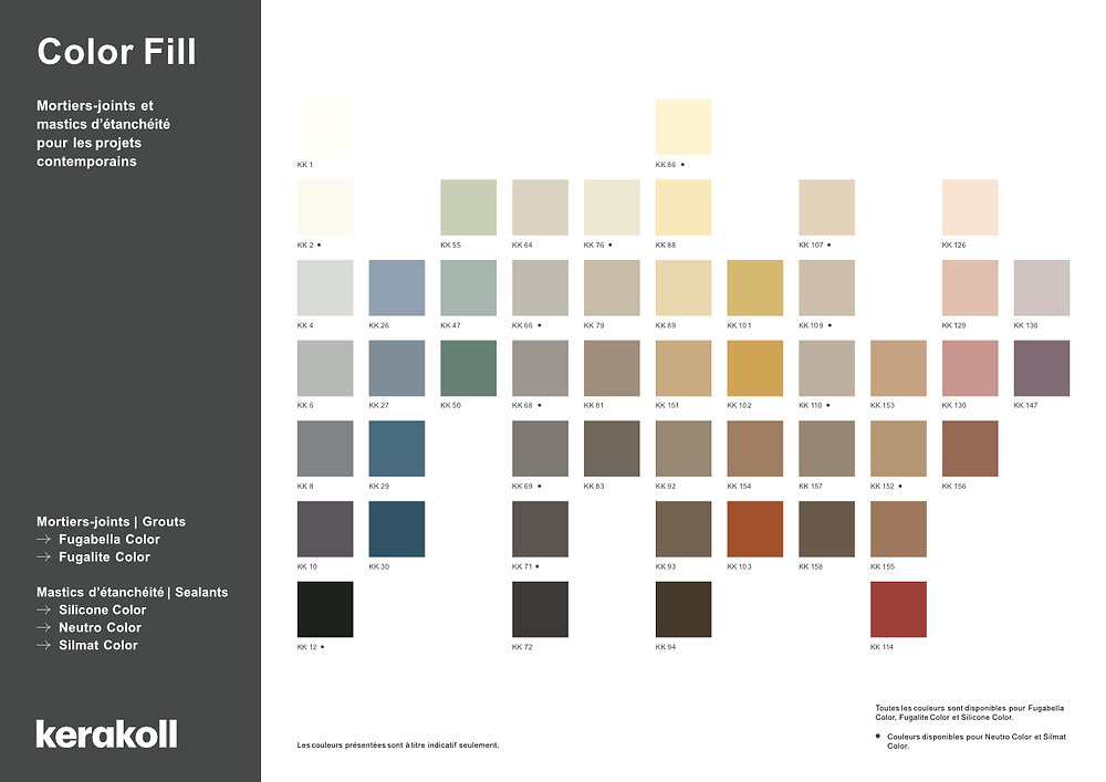 Solid Fill Color Chart New Color Fill