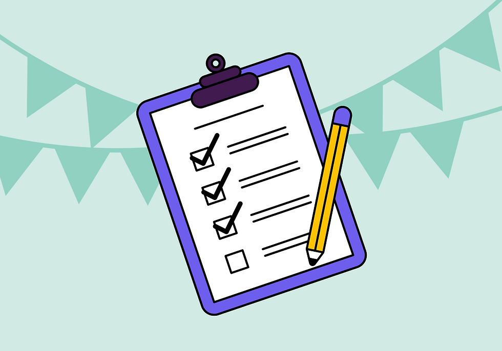 Checklist for Fundraising Banquet