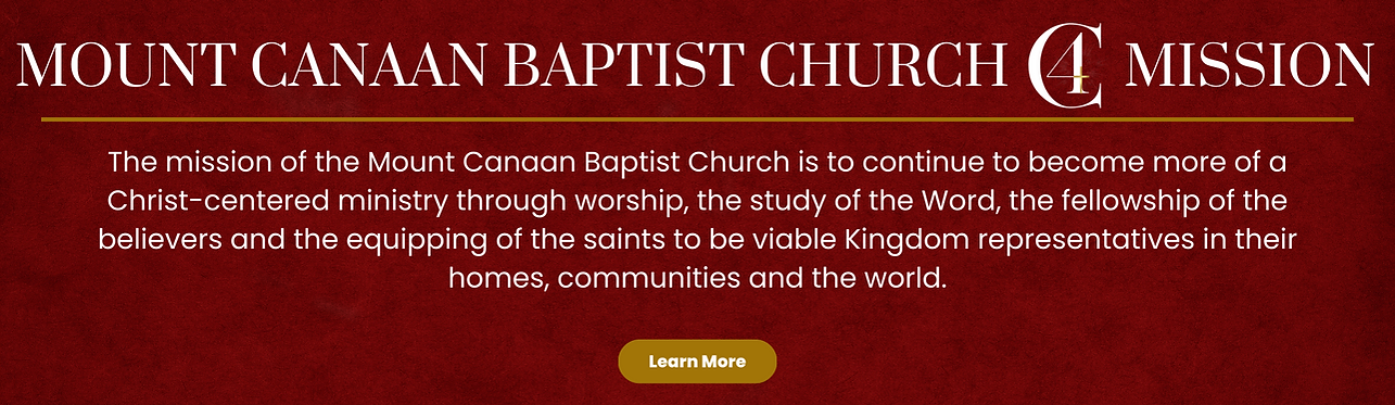 Mt Canaan Baptist Church 2