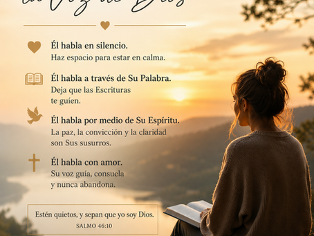 ¿Cómo escuchar la voz de Dios?