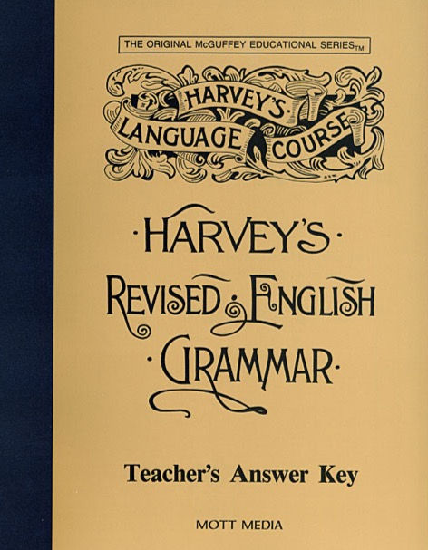 Harvey's Revised English Grammar Teacher's Answer Key
