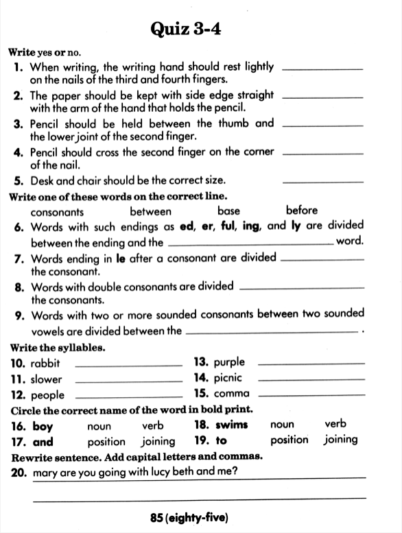 Thumbnail: McGuffey Writing Workbook Series 2 Book 1