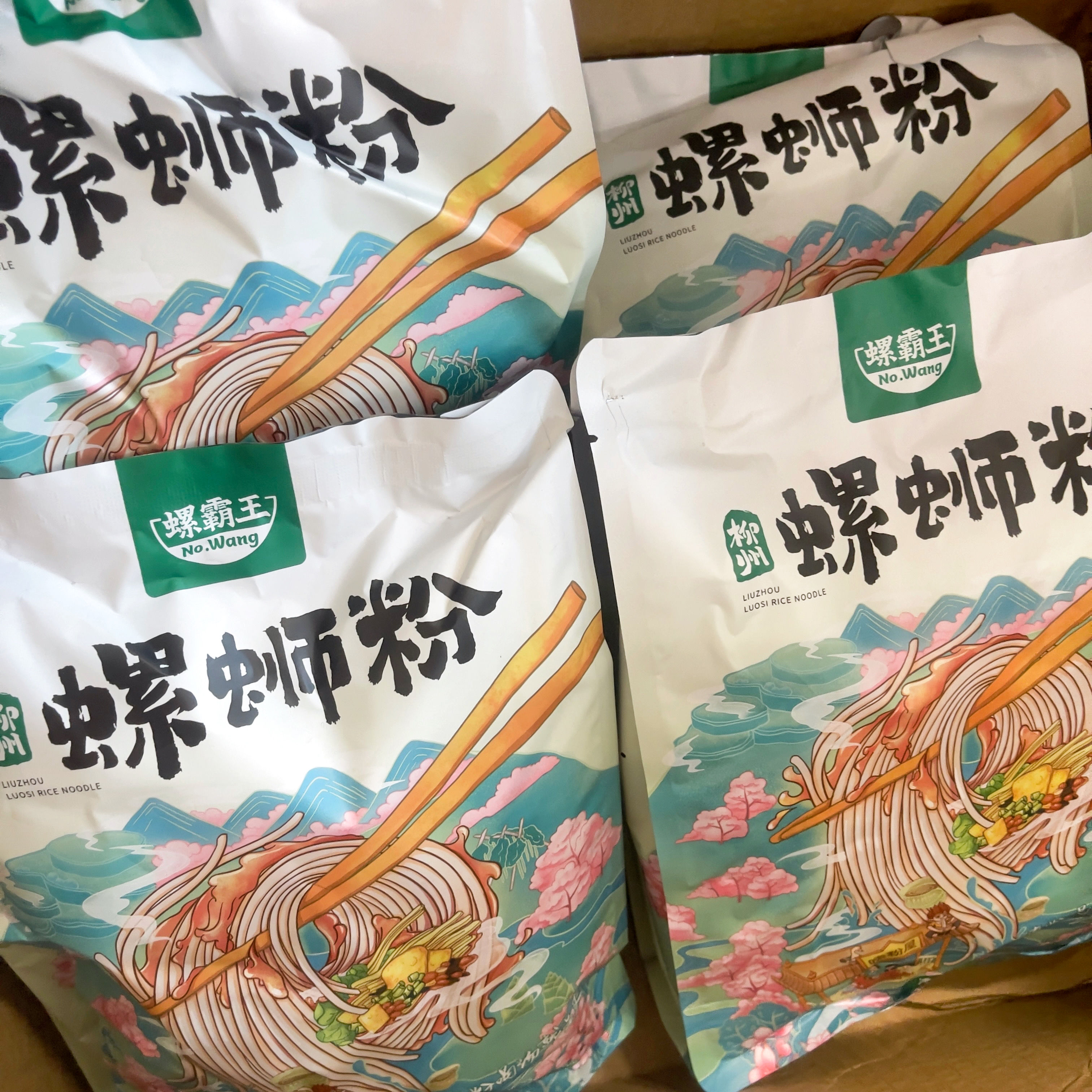 螺霸王 柳州螺蛳粉【蘑菇味】 Luosi Rice Noodles 400g
