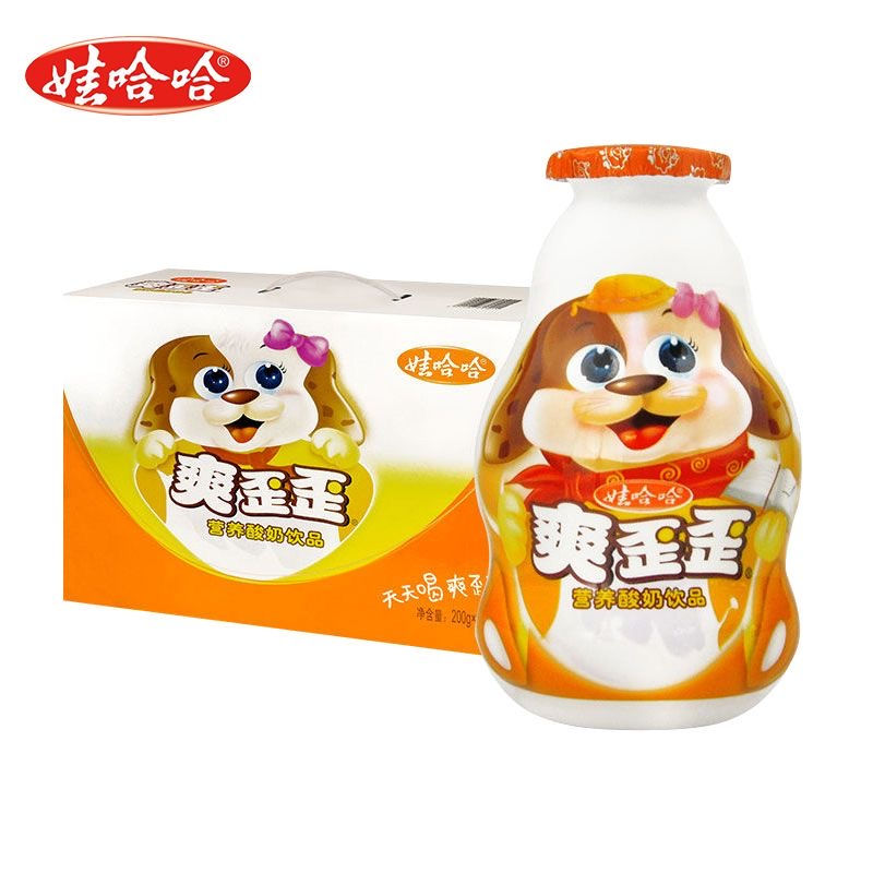 娃哈哈 爽歪歪营养酸奶饮品【整箱24瓶】200g*24