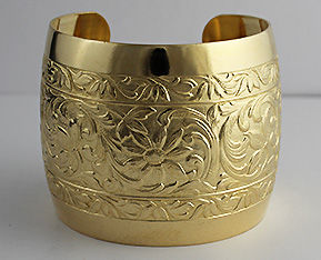 Thumbnail: 2" Domed Brass Cuffs