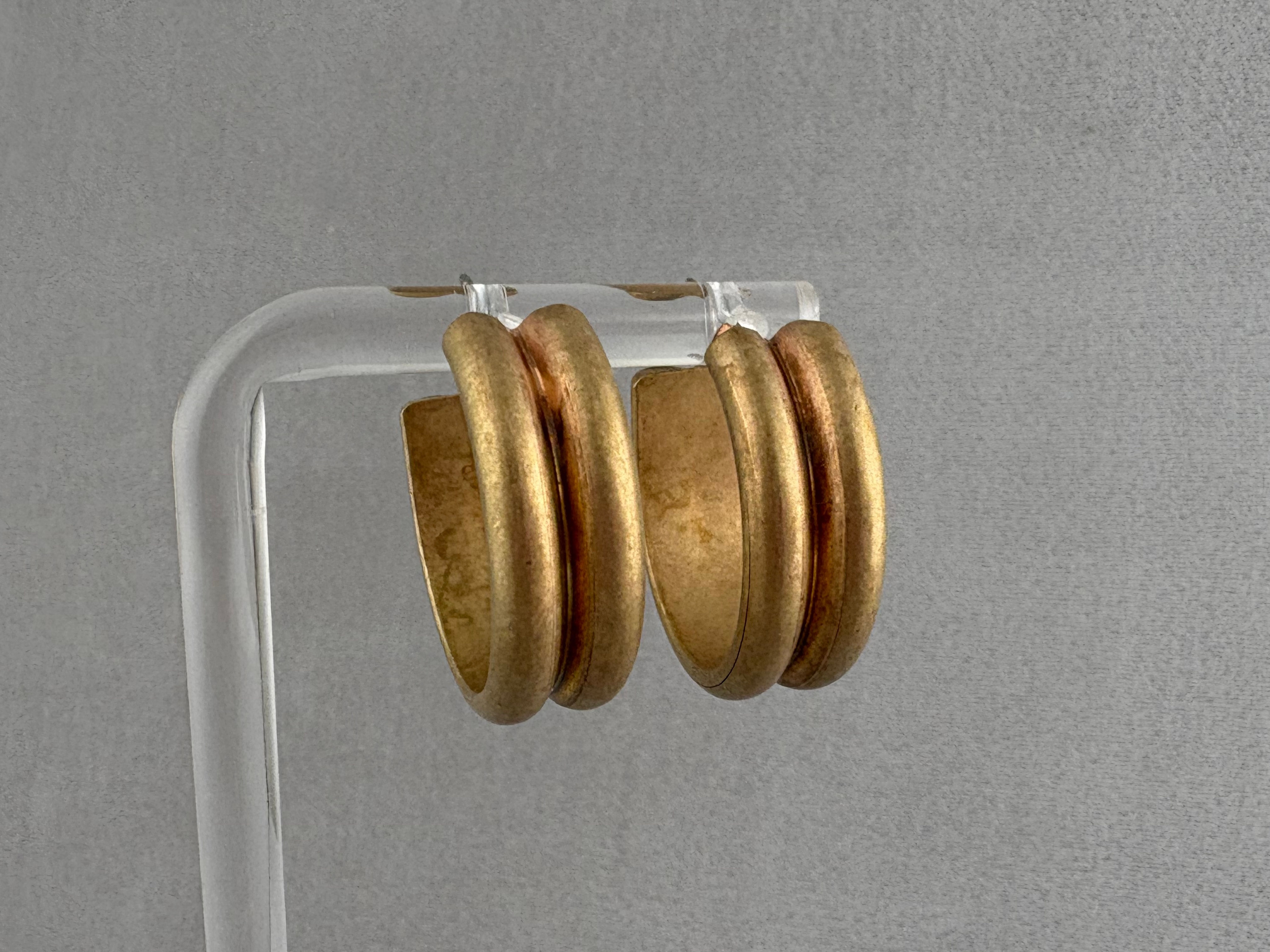 5/16" Wide Double Dome Brass Hoop 7022-E  694-E