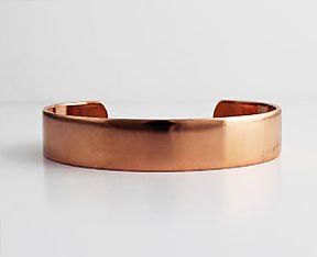 Thumbnail: 1/4" to 3/4" Plain Copper Cuffs