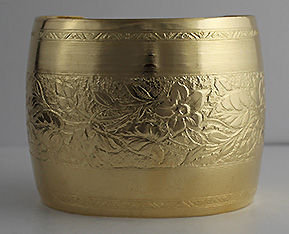 Thumbnail: 2" Domed Brass Cuffs