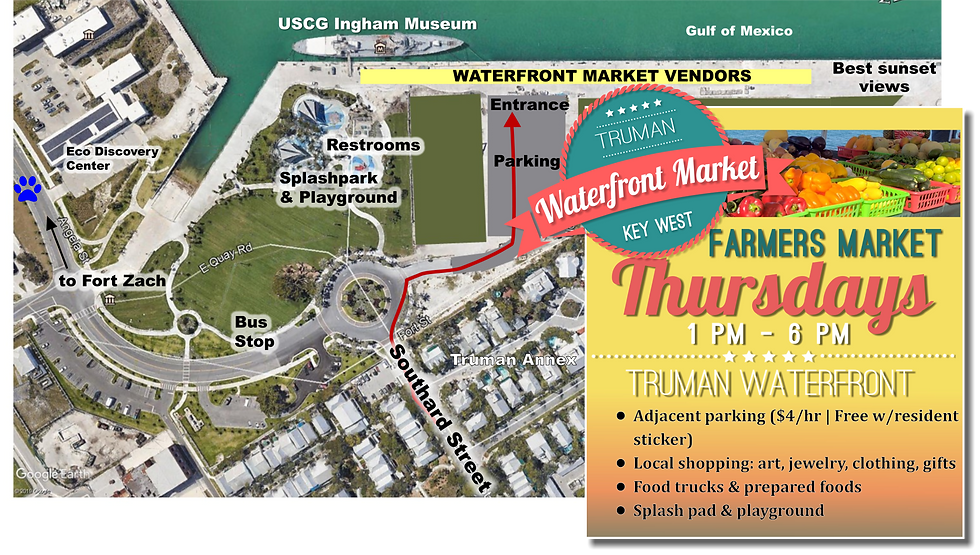 Aerial Map of Truman Waterfront Market in Key West