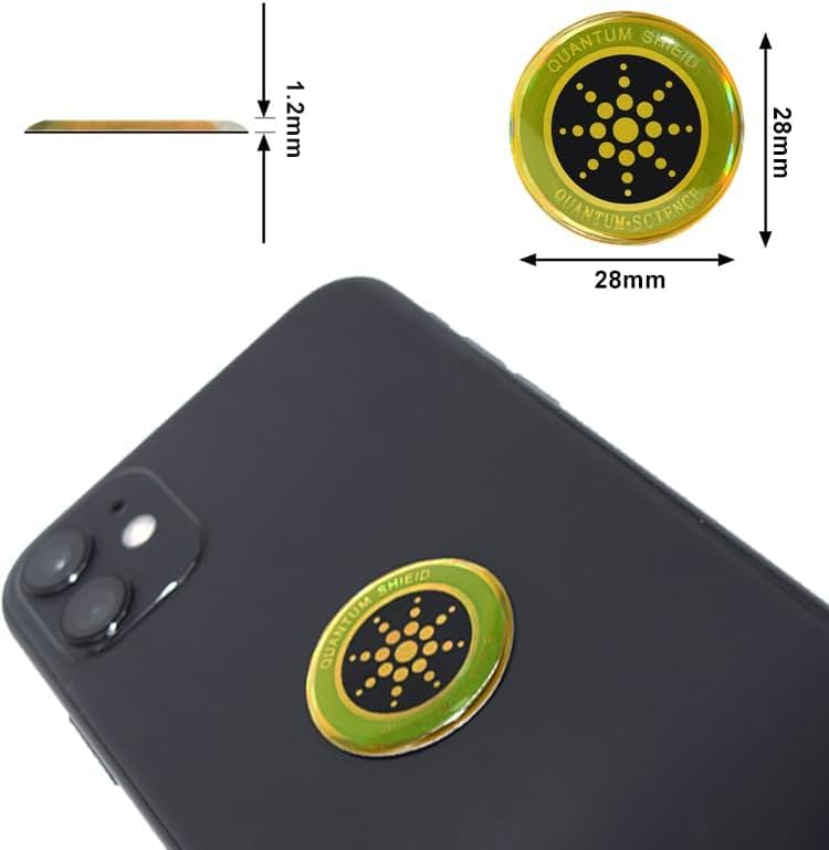Miniatura: Quantum Anti Radiation Shield 5G EMF Protection - Phones Laptops - 12 Stickers