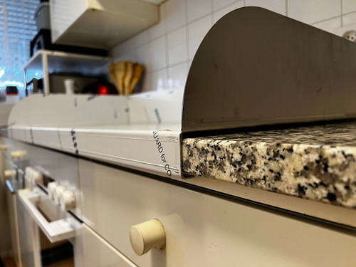 Tischauflage Pizzablech Edelstahl 1,5mm 60x50cm | Kitchen-PRO