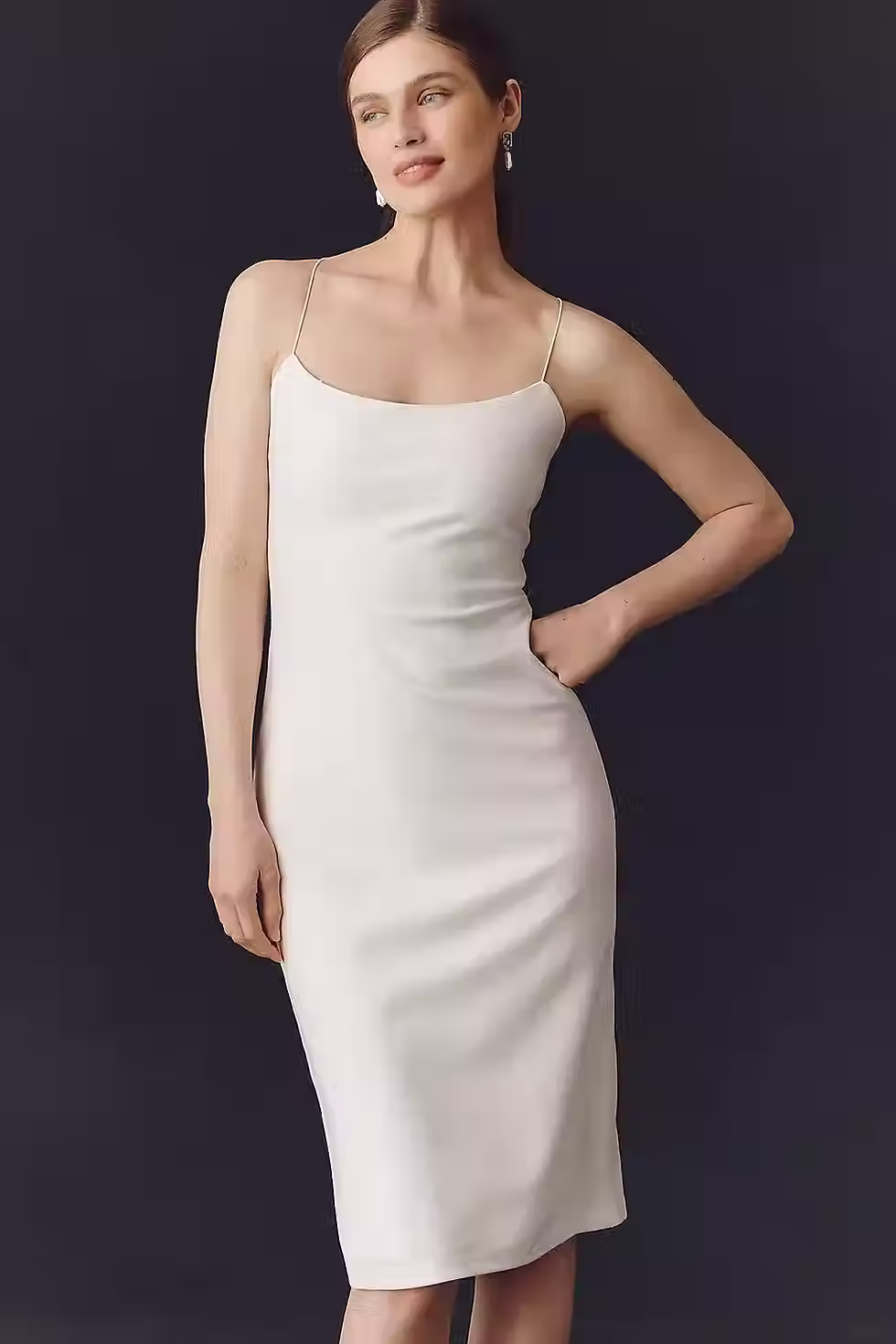 classic timeless bridal shower midi dress