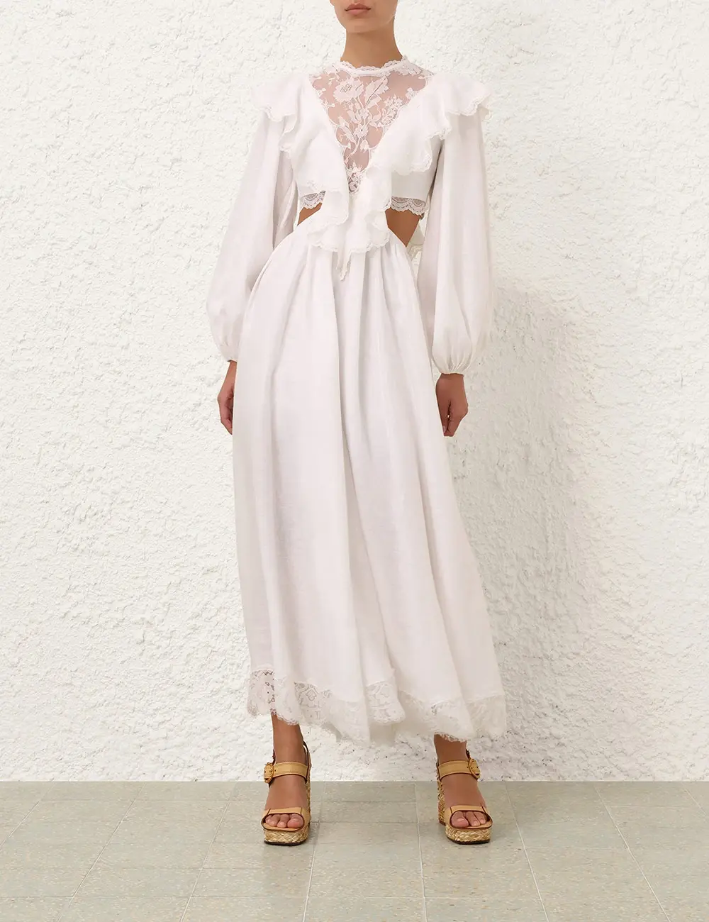 Sundance Lace Bodice Dress